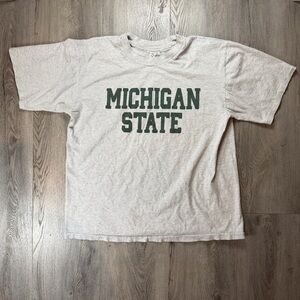 Vintage Michigan State Spartans Shirt Mens XL Gray NCAA The Cotton Exchange 90s